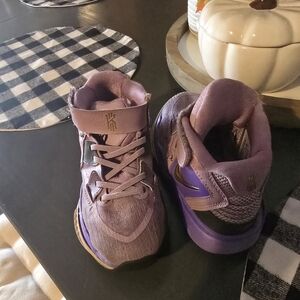 Kids High-Top Purple Sneakers
